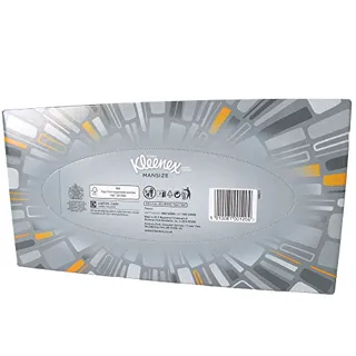 Kleenex Mansize Tissue Box Original 100 x 2 Ply 29 x 26.5 cm (Pack of 2) — photo 2