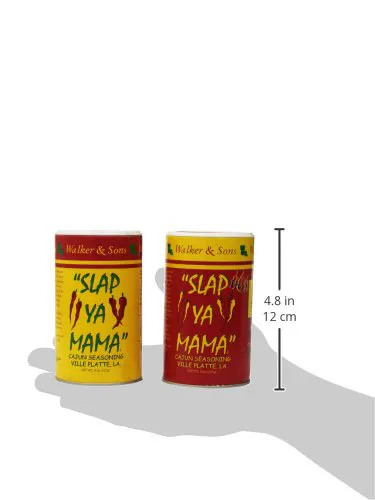 Slap Ya Mama Cajun приправа оригінальна та гостра суміш 8 унцій дворазова упаковка