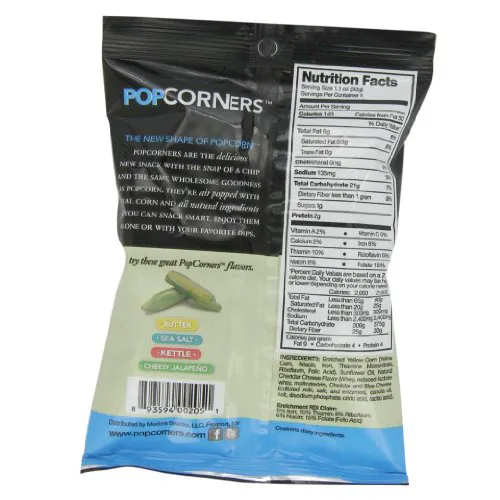 Popcorners натуральні повітряні кукурудзяні чіпси 7 смаків набір 1.1 унції (35 шт)