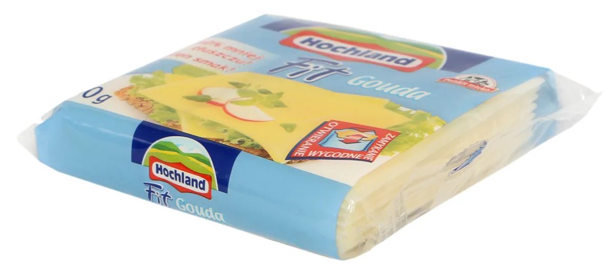 Hochland Gouda Toast Processed Cheese Fit 29% 150g Poland x32