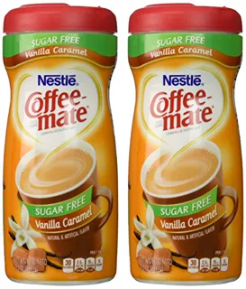Coffee-mate Vanilla Caramel Sugar-Free Creamer Powder, 10.2oz Cans (2 Pack) — photo 3