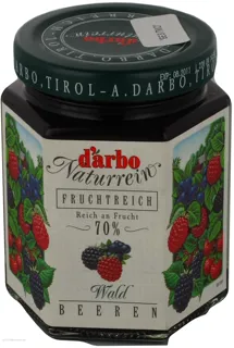 Darbo Forest Berries Jam Glass Jar 200g — photo 2