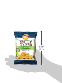 Lay's Kettle Chips Variety Pack, 1.375 oz Bags, 30 ct — photo 7