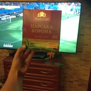 Maysky Black Tea Tsarskaya Korona 100 bags — photo 5