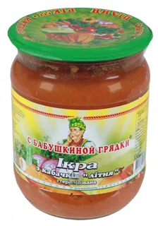 S Babushkinoi Griadky Zucchini Caviar 500g Jar — photo 2