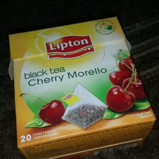 Lipton Чорний чай з вишнею Черрі Морелло 1,6г x 20шт — фото 6