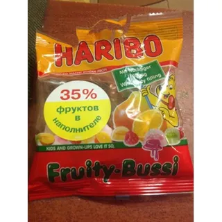 Haribo Fruity Bussi Chewy Marmalade 100g — photo 3