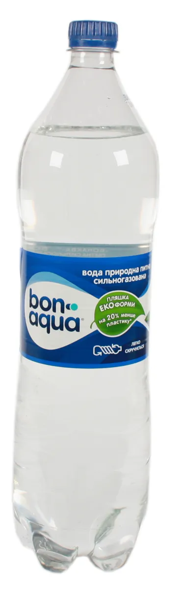 Bonaqua Sparkling Water Plastic Bottle 1500ml