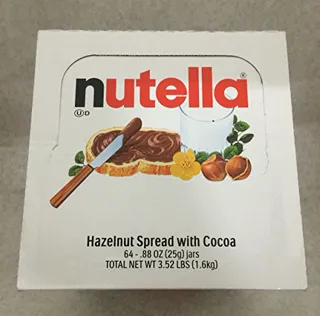 Nutella Mini Glass Bottles - Full Body (64) 0.88 Oz Single Serve Bottles — photo 2