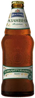 Baltika Draft Unpasteurized Beer Glass Bottle 4.6% 440ml — photo 2