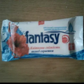 Fantasy wet wipes flowers 15 pcs — photo 2