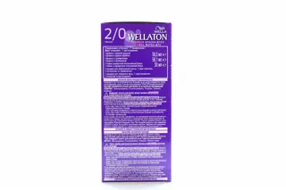 Wellaton Hair Dye Mousse Permanent 2/0 Black — photo 4