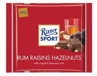 Ritter Sport Chocolate Rum Raisin-Nut 100g — photo 4