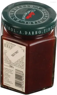 D'arbo Strawberry Jam Glass Jar 200g — photo 3