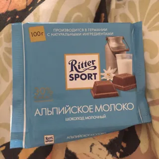 RitterSport Alpine Milk Chocolate 100g — photo 4