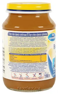 Hame Fruit Puree Apple-Apricot Starch-Free with Prebiotics for Children 6+ Months 190g — photo 7