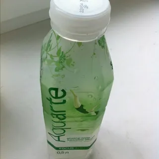 Aquarte Focus Water with Ginseng Extract and Apple Flavor 0.5L Plastic Bottle — photo 2