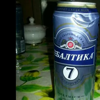 Baltika No.7 Export Premium Light Beer 5.4% 0.5L Can — photo 7