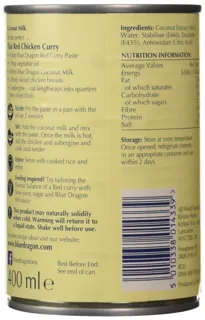 Blue Dragon Coconut Milk 400 ml (Pack 6) — photo 11