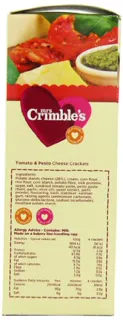 Mrs Crimbles безглютенові сирні крекери з томатом і песто — фото 5