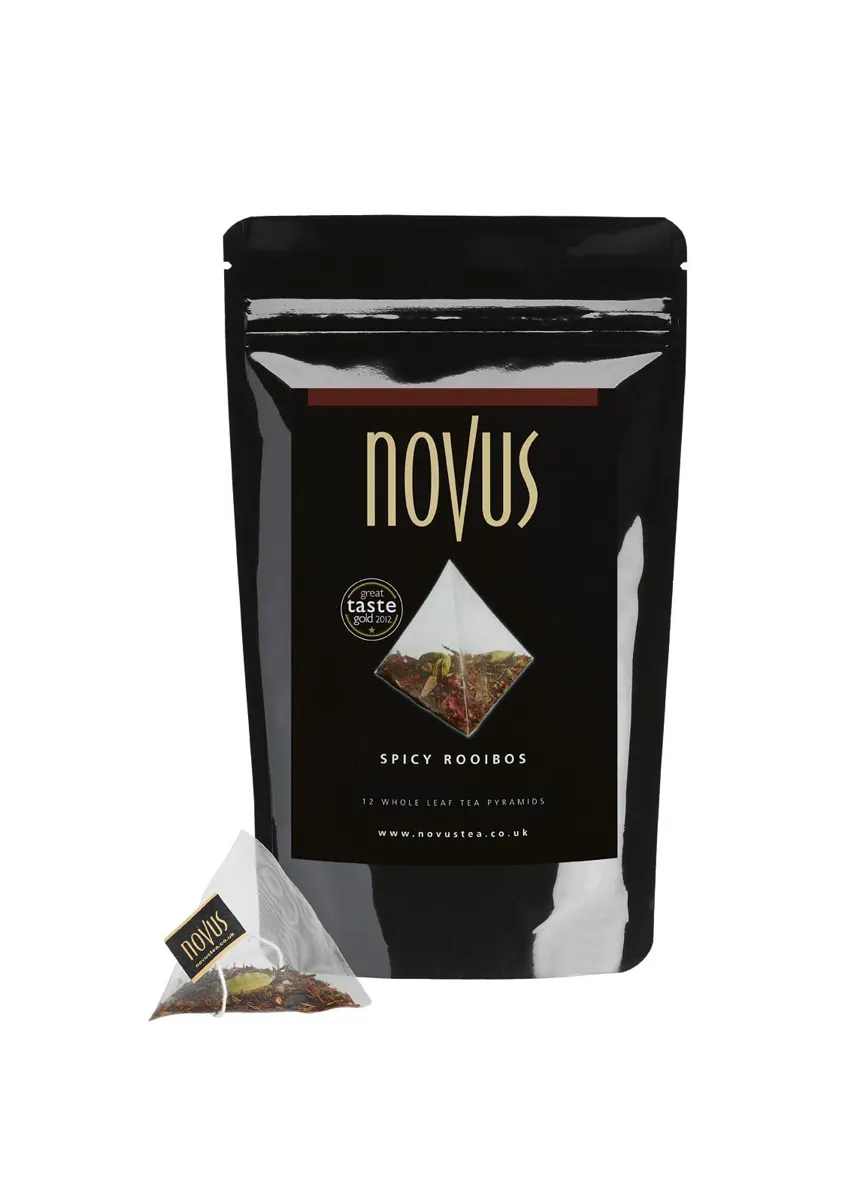 Novus Spiced Rooibos Tea Pyramids x12 (3 pcs, total 36 Pyramids)