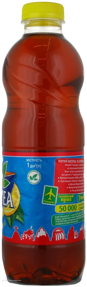 Nestea Cold Lemon Flavored Non-Alcoholic Still Tea 1000ml Plastic Bottle