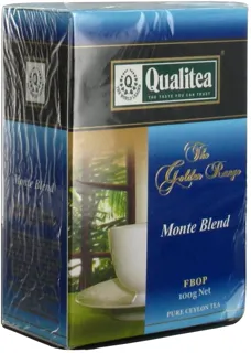 Чай Qualitea Monte Blend Середньолистовий Чорний 100г — фото 3