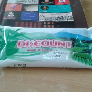 Discount Green Tea Wet Wipes 15pcs 47g — photo 4