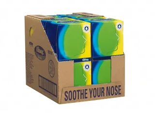 Kleenex 8825 Facial Tissue Balm, 3-ply, 56 sheets in a box, white (pack of 12) — photo 6
