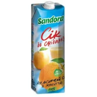 Sandora To Breakfast orange juice with pulp 0.95L — photo 5