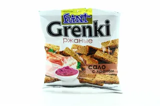 Flint rye croutons with bacon and horseradish flavor flow pack 80g — photo 3