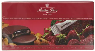Candy with marzipan, raspberry-orange liqueur, Anthon Berg 275g — photo 5