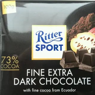 Ritter Sport Extra Dark Chocolate 71% 100g — photo 6