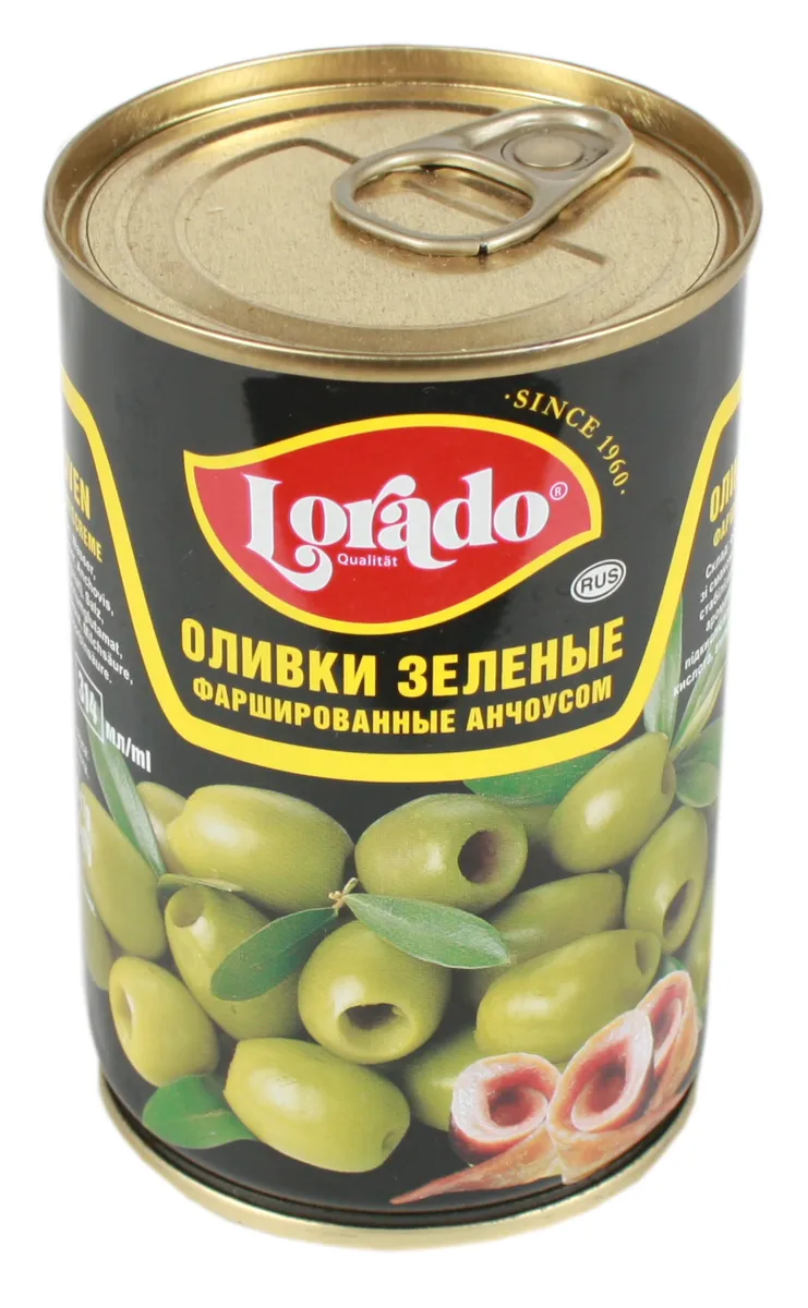 Lorado Olives 314ml Can with Anchovies