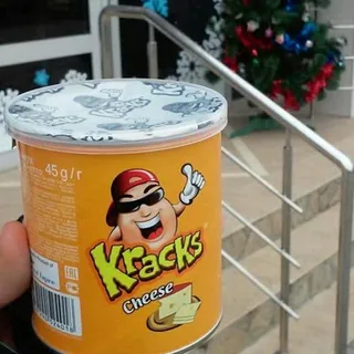 Чіпси Краксен Сир, 45 г, банка — фото 3
