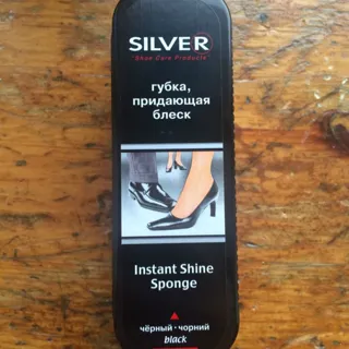 Silver Standard Shoe Shine Sponge Black 42g — photo 8