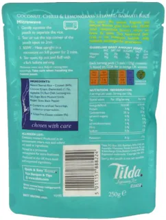 Tilda Steamed Basmati Coconut Chilli & Lemongrass — photo 2