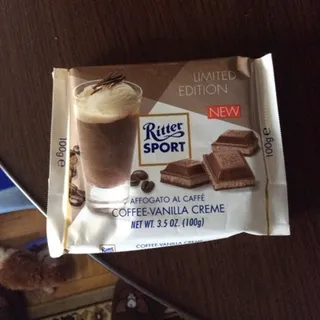 RITTERSPORT Milk Coffee Vanilla Cream, 100g — photo 3