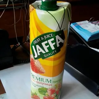 Jaffa Premium Banana-Strawberry Nectar with Pulp 1000ml PET — photo 2