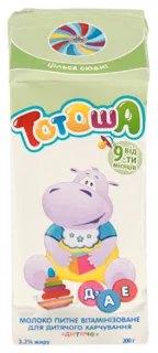 Totosha Fortified Children's Milk 3.2% 200g — photo 4