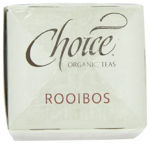 Choice Organic Ройбос, червоний кущовий чай без кофеїну, 16 пакетиків (упаковка 6 шт.)