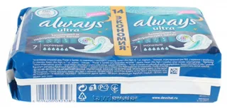 Always Ultra Night Duo sanitary pads 14 pcs — photo 3