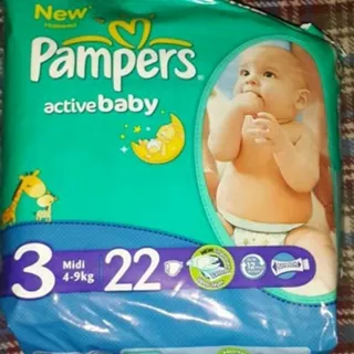 Pampers Active Baby-Dry Midi 3 diapers for children 4-9 kg 22 pcs — photo 11
