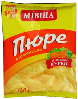 Mivina Mashed Potatoes Chicken Flavor Pouch 120g — photo 2