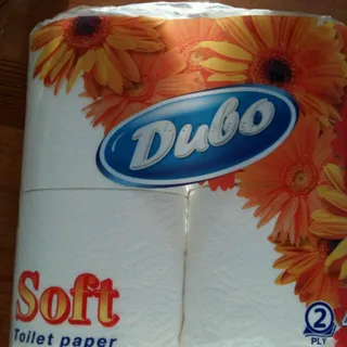 Dyvo Soft toilet paper 2-ply 4pcs — photo 2