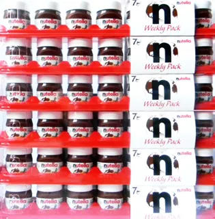Nutella Weekly Pack, travelers, 6 packs of 7 mini jars each — photo 3