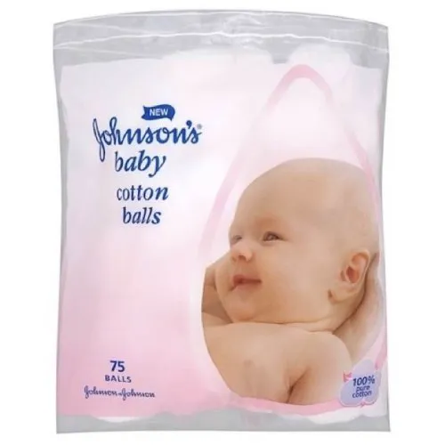 Johnsons Baby Cotton Balls 75 Pack