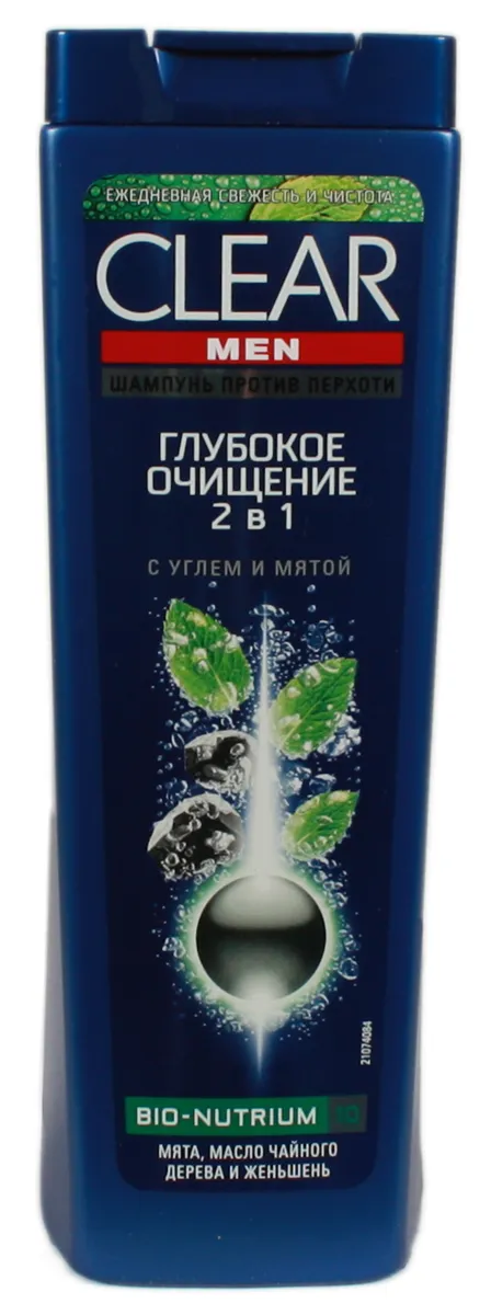Шампунь та бальзам-ополіскувач клеар вита абэ для чоловіків глибоке очищення проти лупи 400 мл