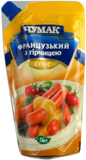 Chumak French Mustard Sauce Doypack 200g — photo 3