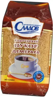 Sladov Demerara Brown Sugar 1 kg — photo 2